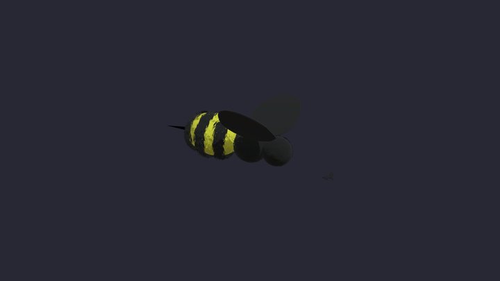 Simple bee 3D Model