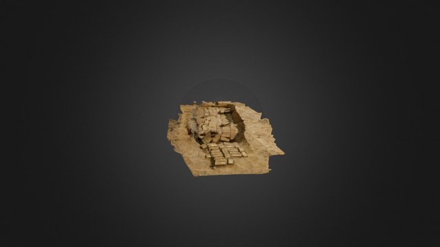 duitse loopgraaf high res 3D Model