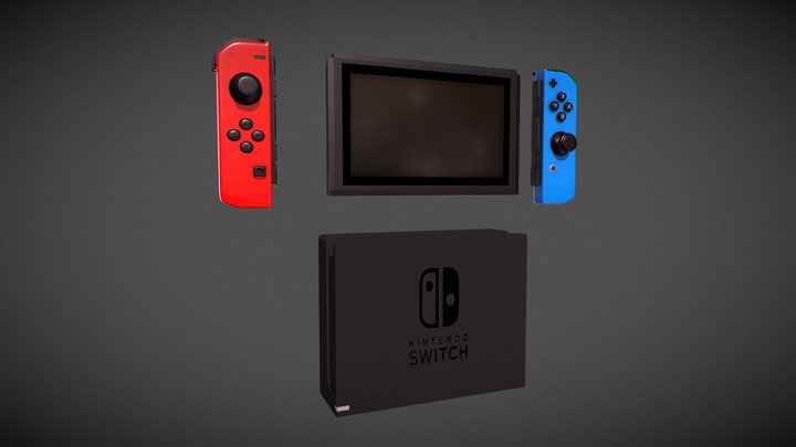 Nintendo Switch 3D Model