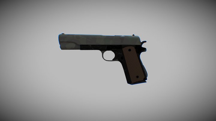 Pistol Colt M1911 3D Model
