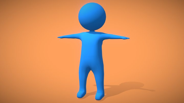 Base Stickman 3D Model