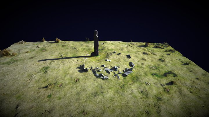 Menhir Eteneta 3D Model