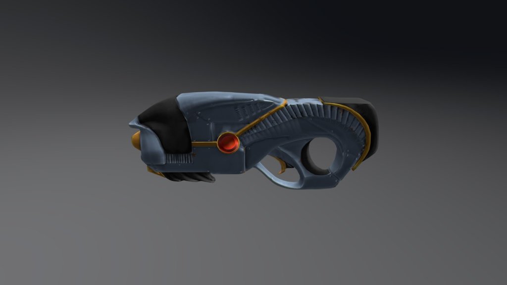 Sci fi weapon textured - 3D model by Maiana [126baff] - Sketchfab