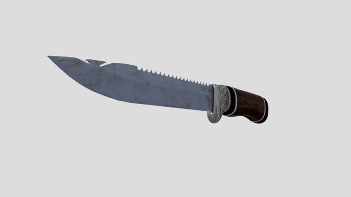 Hunter knife 3D Model