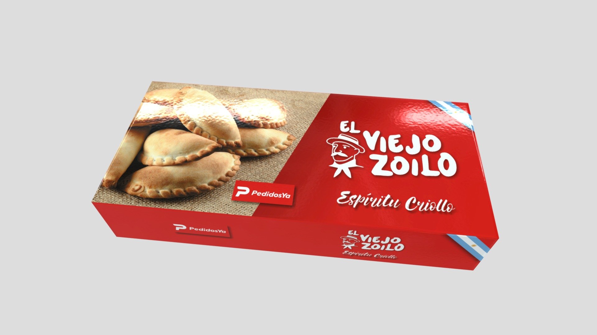 Caja de empanadas El viejo Zoilo