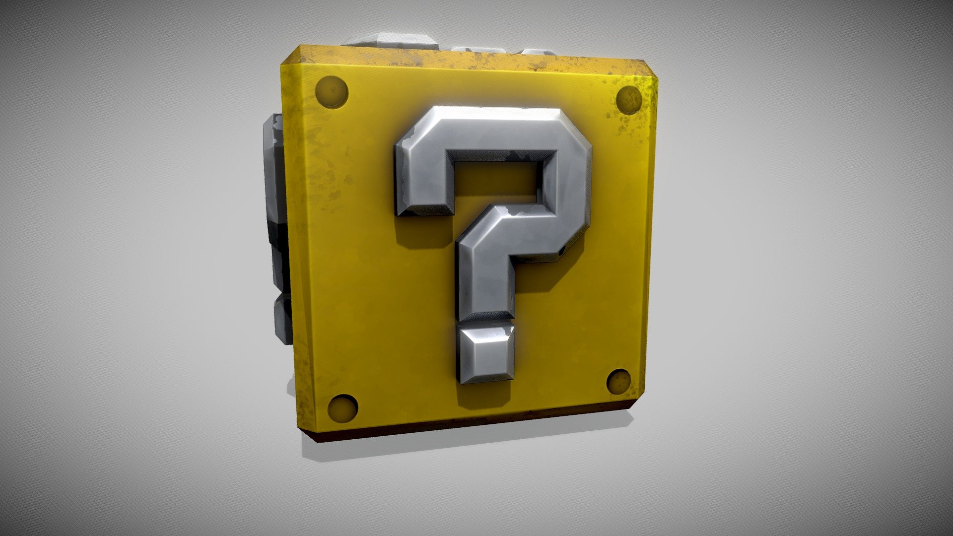 Gungy Mario Item Block - (Game Engine Ready)