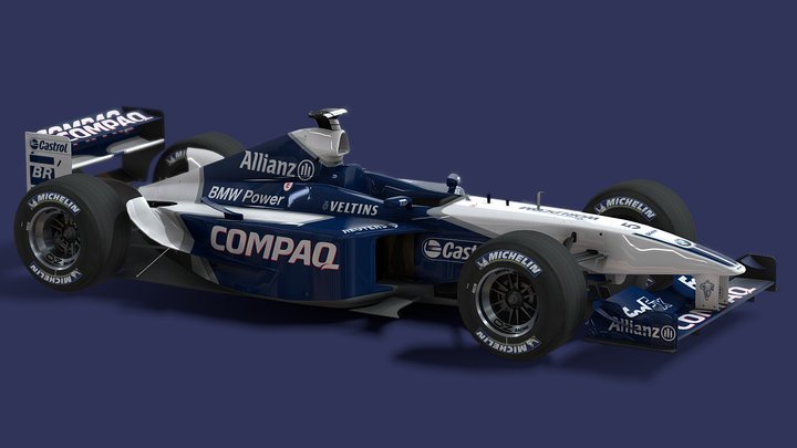2002 Williams FW24 – Modello 3D gratuito STL