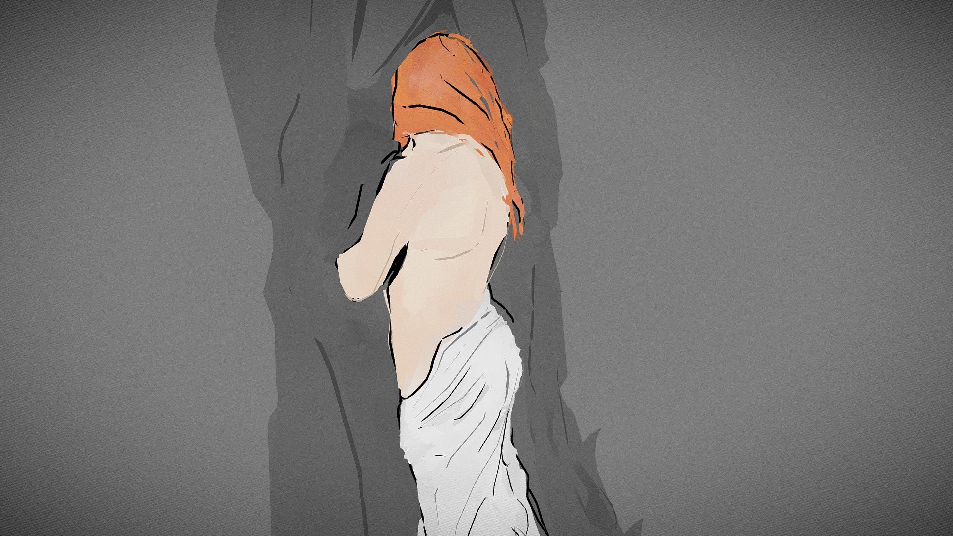 Quill Sketch - Signe Tegner