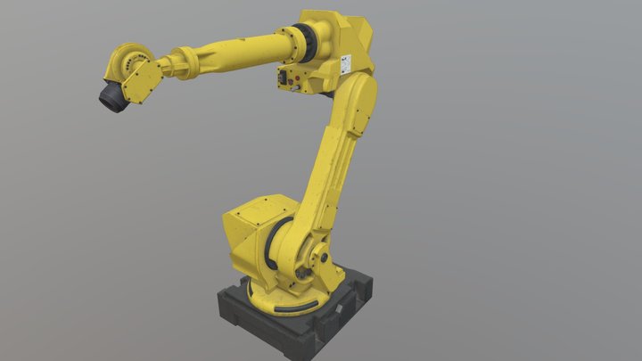 Industrial Robot arm inspired by FANUC 3D Model