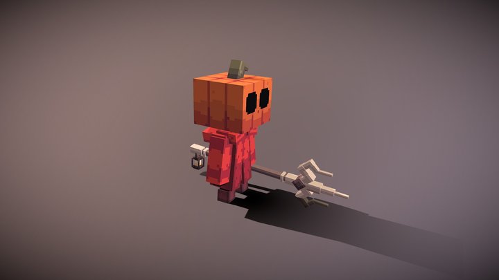 Pumpkin knight 3D Model