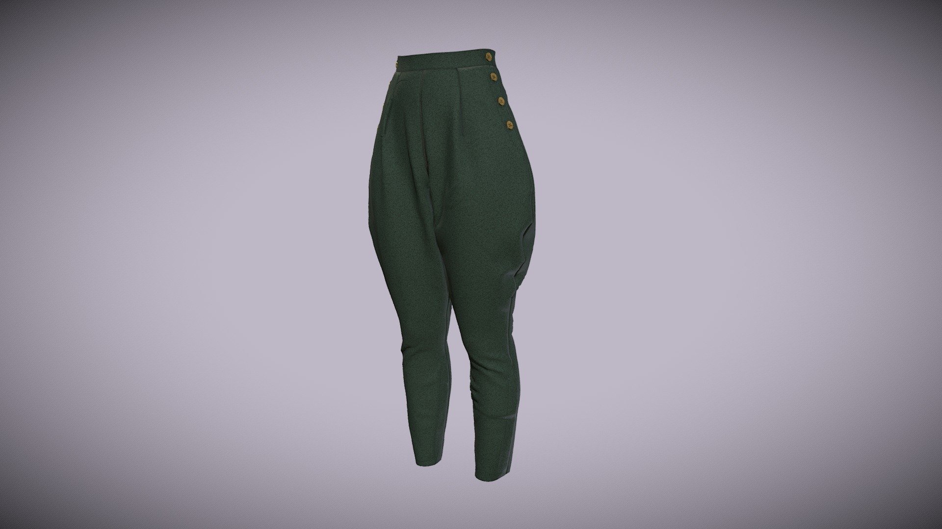 Riding breeches(1913) - a digital reconstruction - Download Free 3D ...