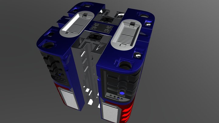 Server 2043 Concept Art 3D Model