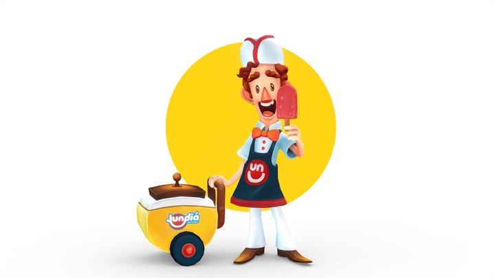 Jundiá - Mascot 3D Model