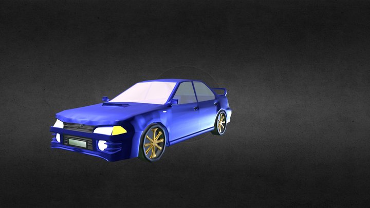 Subaru impreza 1998 3D Model