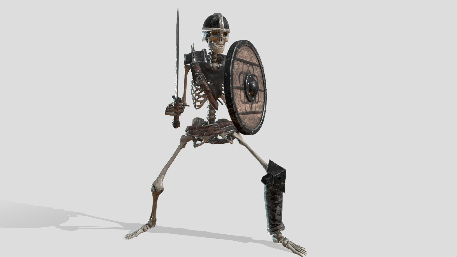 Skeleton Warrior - Buy Royalty Free 3D model by 2dhd [12757e4 ...