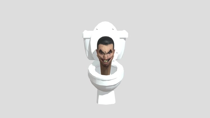 skibidi toilet normal 3D Model