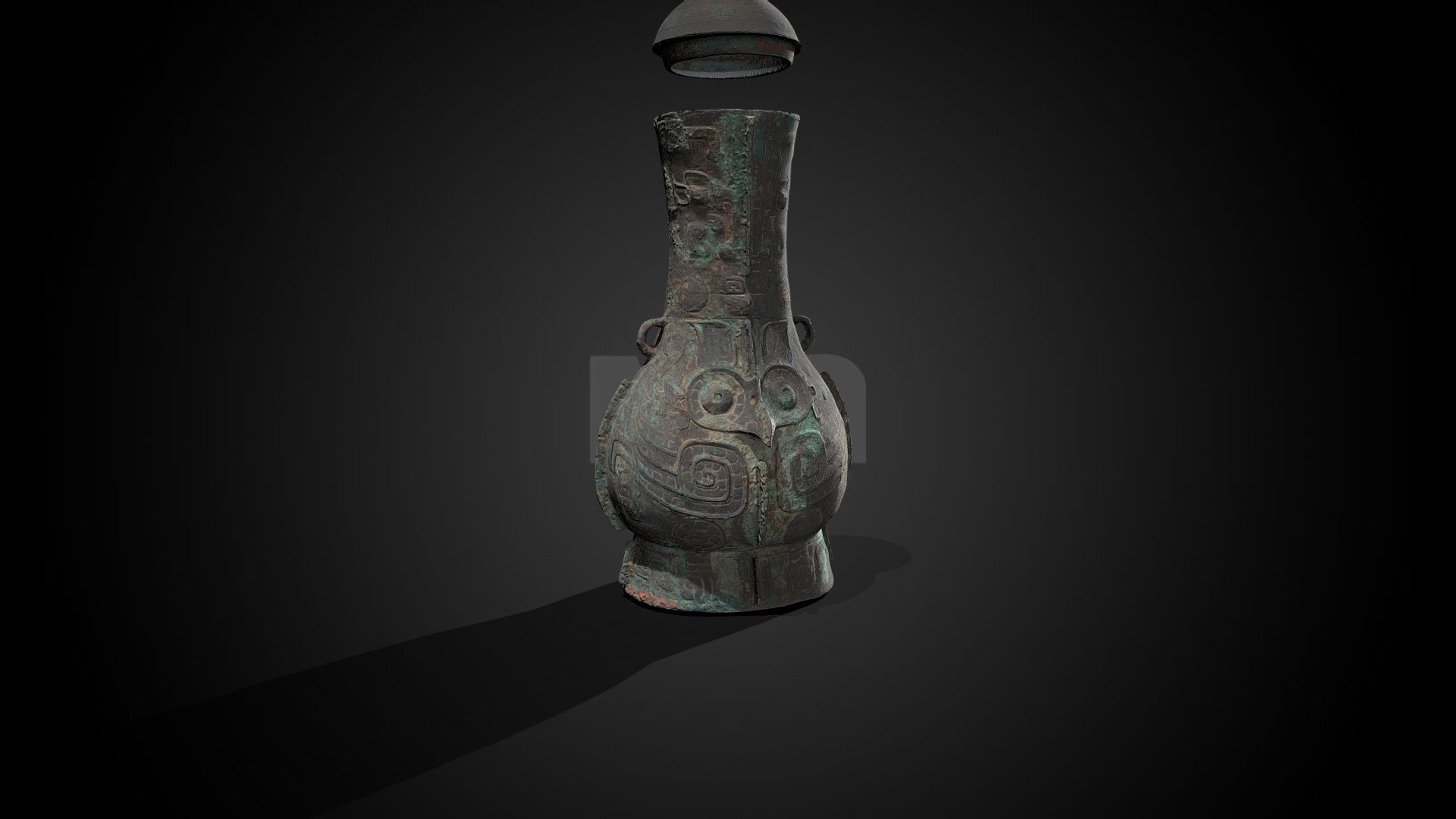 Ritual Wine Vessel, 12th-11th century BCE - Download Free 3D model by ...
