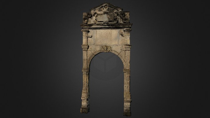 Porte d’un temple protestant – Modelo 3D gratuito STL