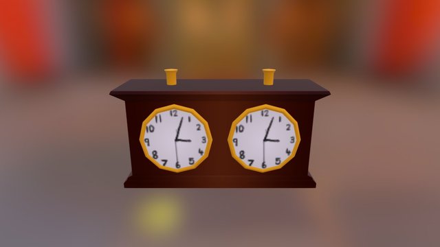 Chess Timer 3D Model