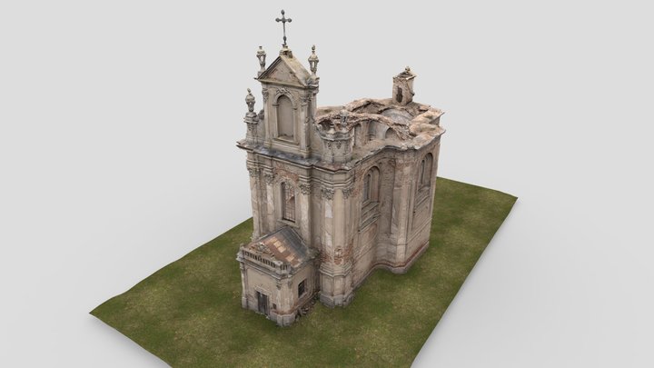 THE PARISH CHURCH OF ALL SAINTS IN HODOWICA 3D Model