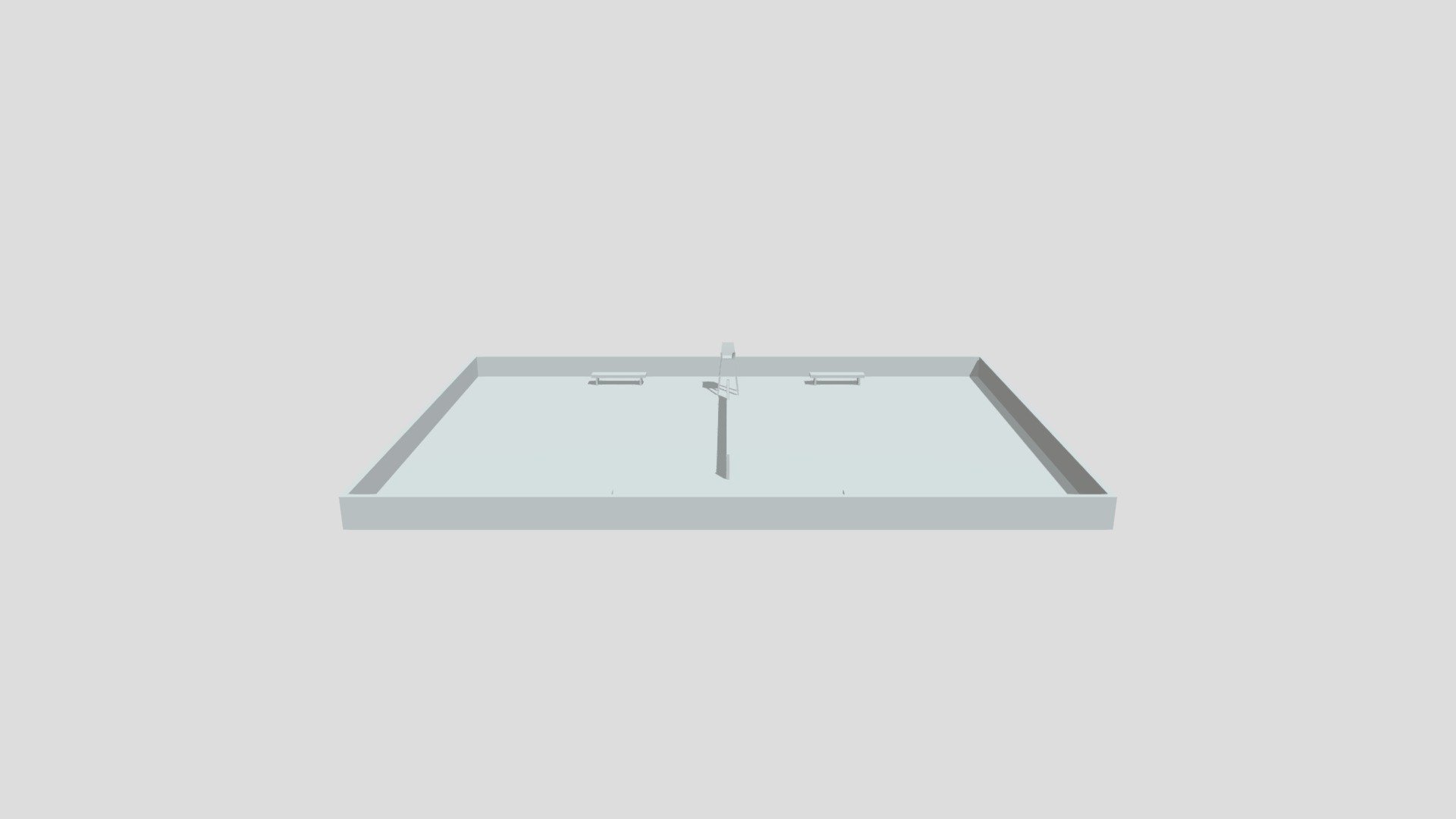 Tennis court from Poly by Google