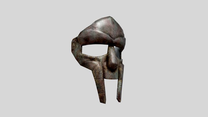 Metal Face Doom 3D Model