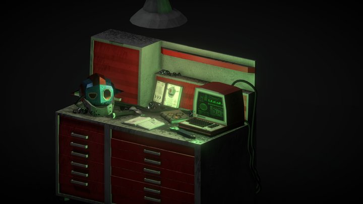 retroworkb 3D Model