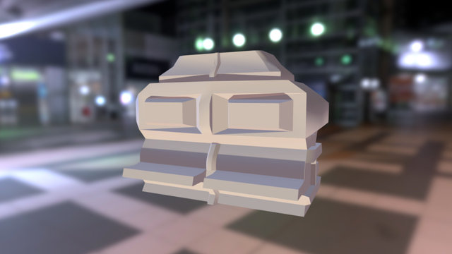 Sci-Fi treasure chest 3D Model