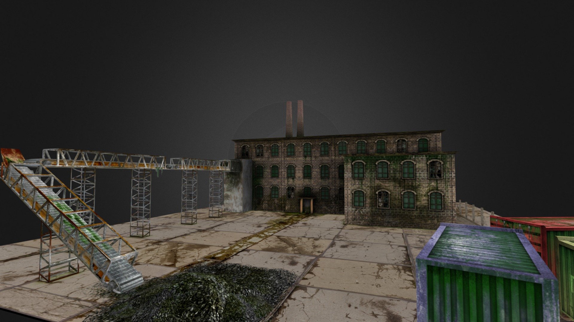 Factory - 3D model by MarshallArts [127ed45] - Sketchfab