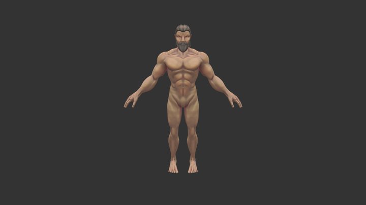 Man Stylized Basemesh 3D Model
