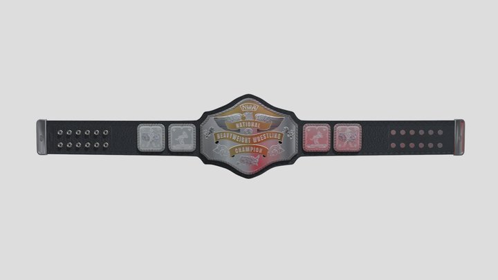 NWA NATIONAL HEAVYWEIGHT WRESTLING CHAMPION BELT – Free 3D Model STL