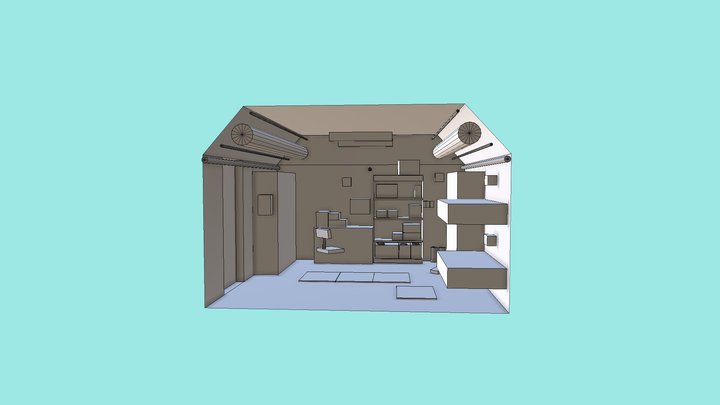 Virtual Environment - Layout 3D Model