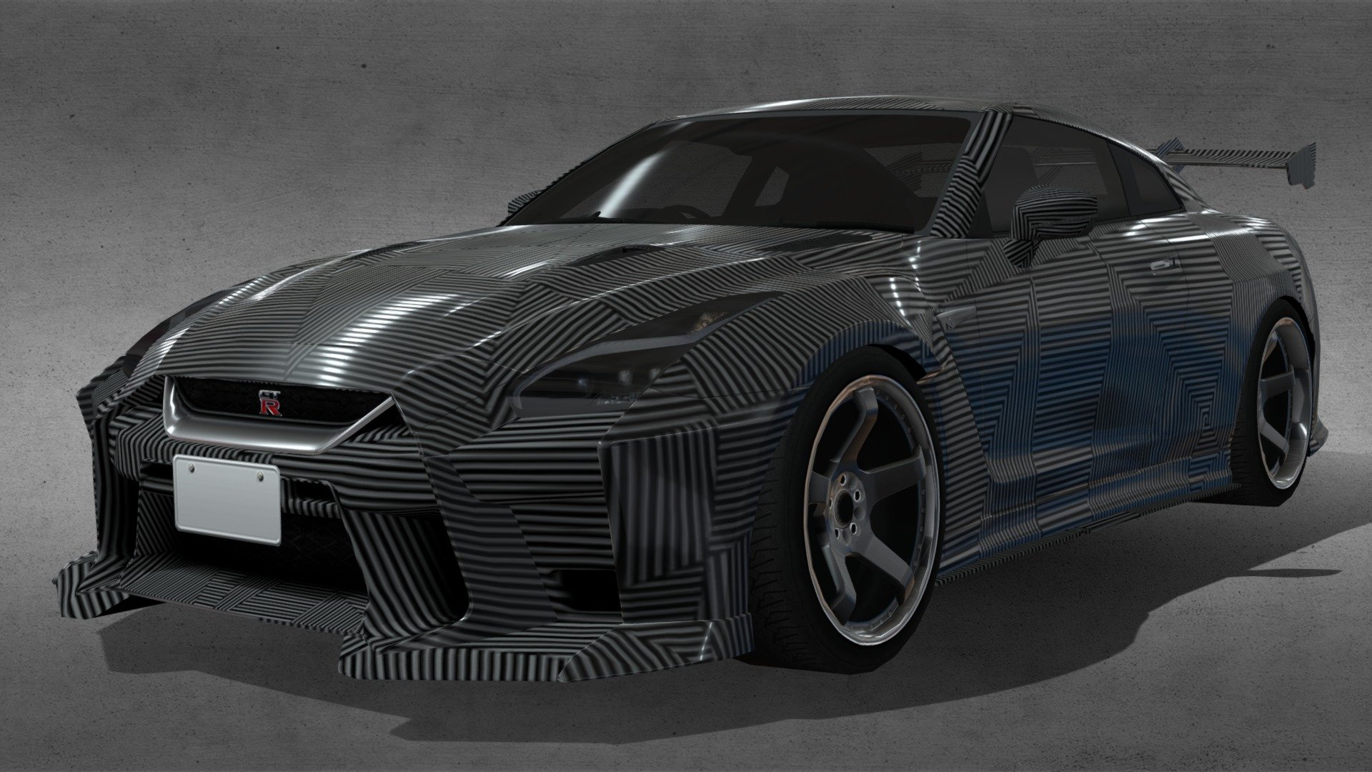 2017 NISSAN GT-R “Razzle Dazzle” (R35) - Download Free 3D model by SIU ...