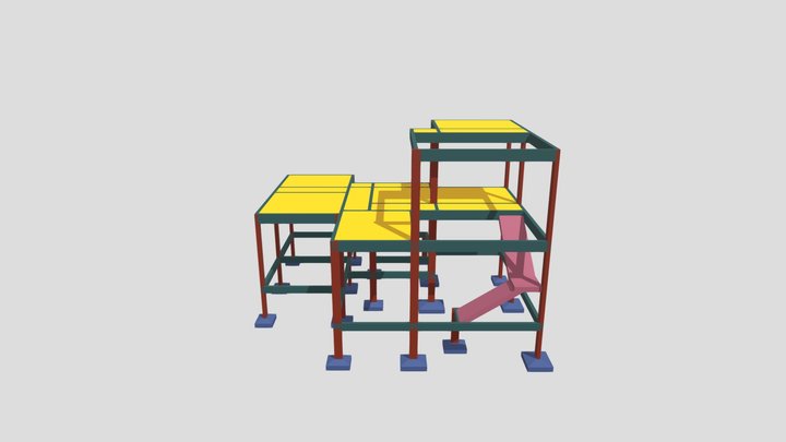 ESTRUTURAL CASA WL 3D Model