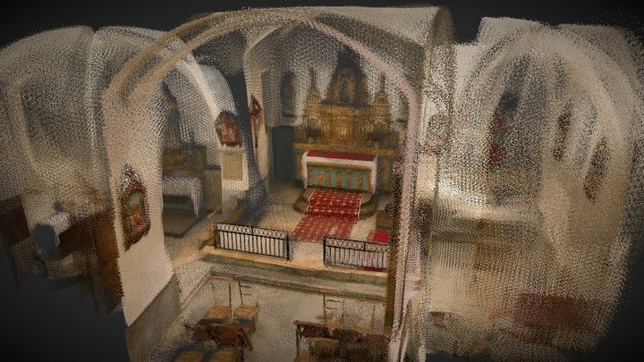 Little church • Interior 3D Model