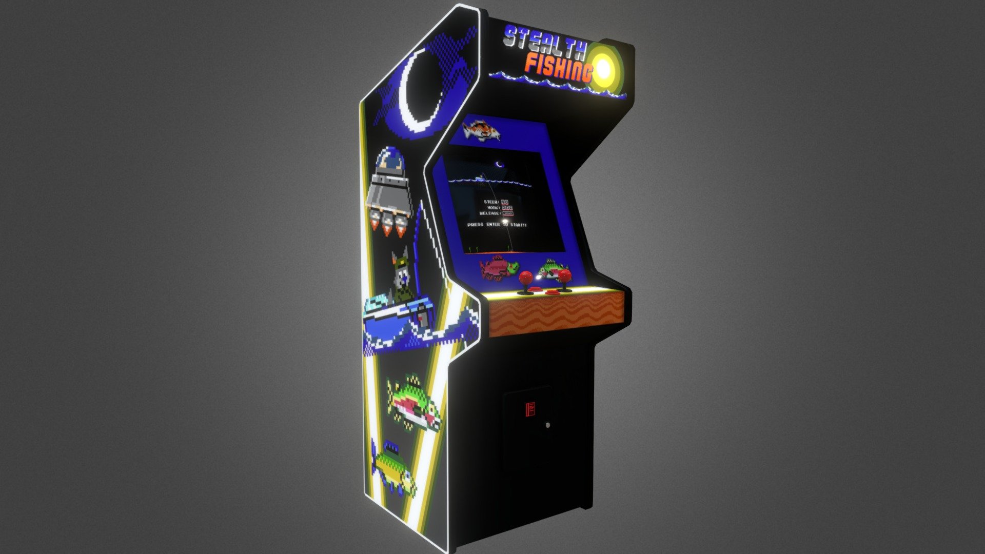 Stealth Fishing Arcade Download Free 3D model by