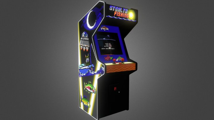 Stealth Fishing Arcade Cabinet 3D Model