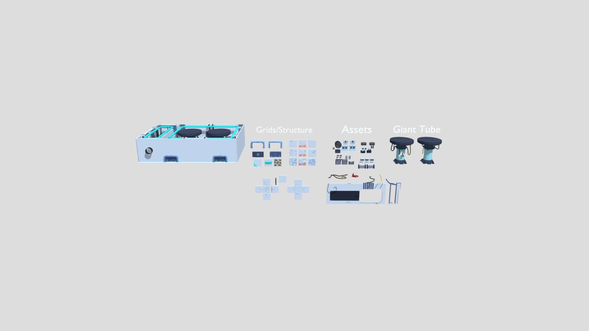 Modular Assets - Abandoned Science Lab - Download Free 3D model by ...