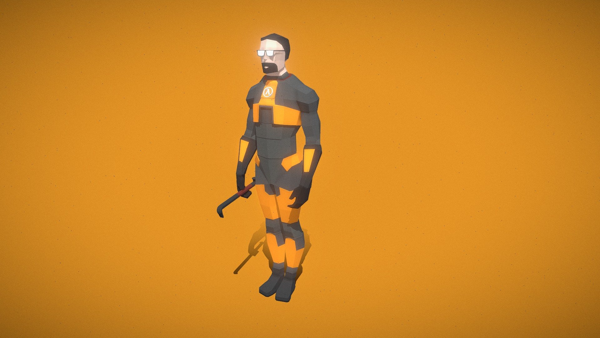 Low Poly Gordon Freeman - Download Free 3D model by MeD (@medvee ...