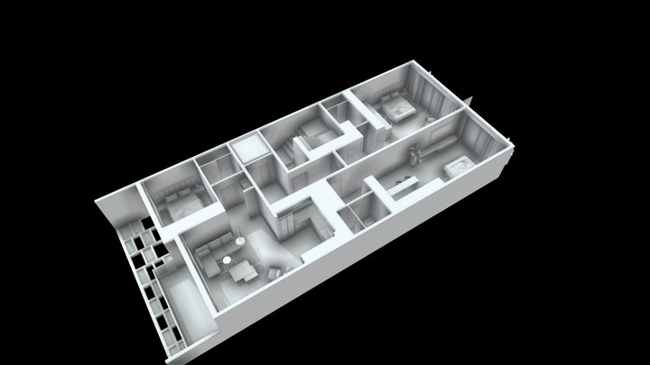 CACHIMAYO 762 - PLANTA 3D Model