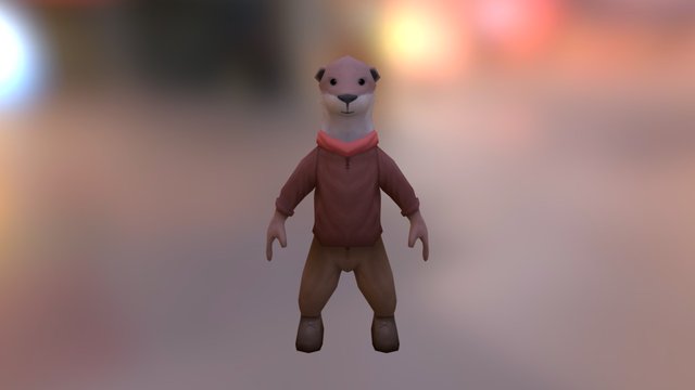 Otter 3D Model