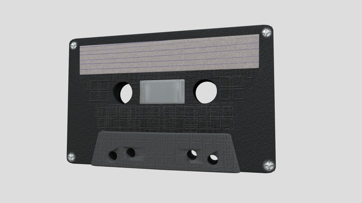Cassette Tape 3D Model