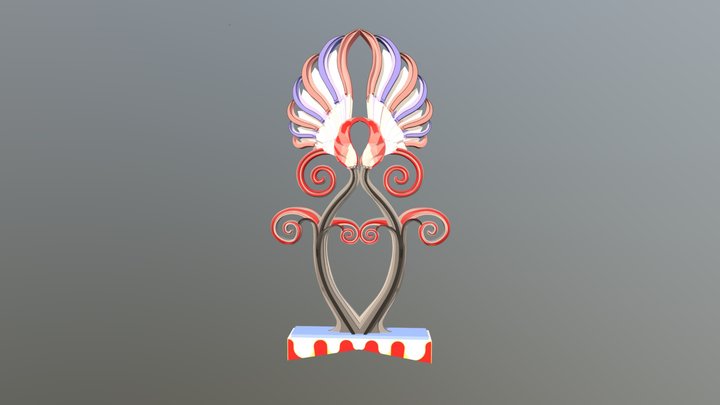 Parthenon Akroteria in Color 3D Model