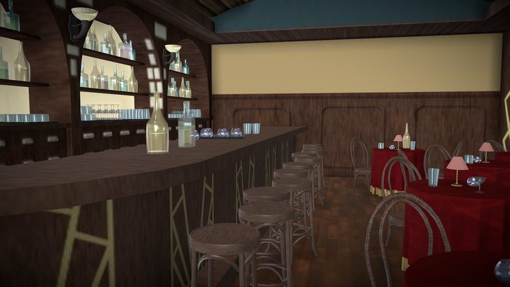 Riverdale Speakeasy Final 3D Model