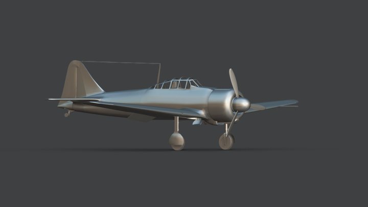 A6M2 3D Model