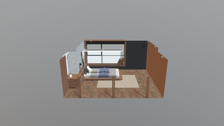 Bedroom interior 3D Model