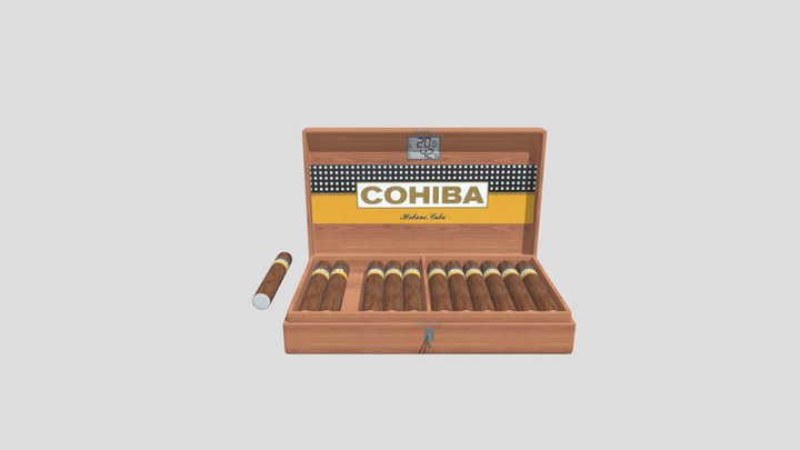 CIGAR PTT THƯƠNG HIỆU ĐẲNG CẤP 3D Model