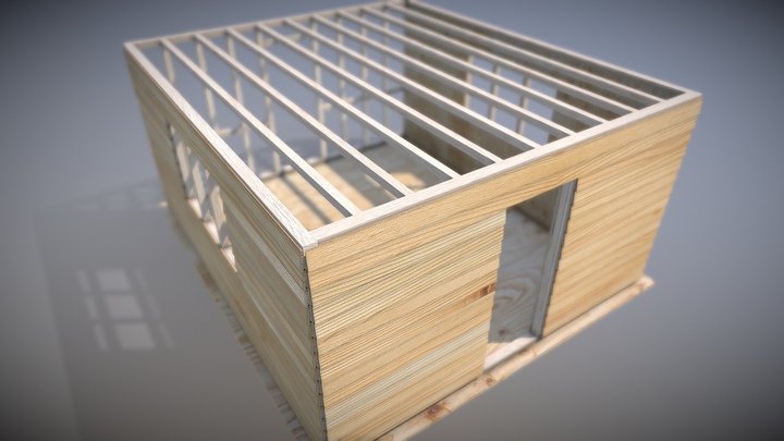 Cabin AR 3D Model