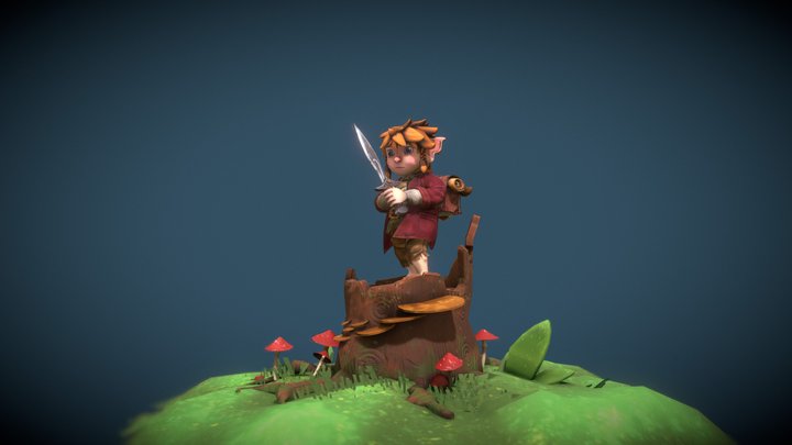 "Bilbo Baggins" 3D Model