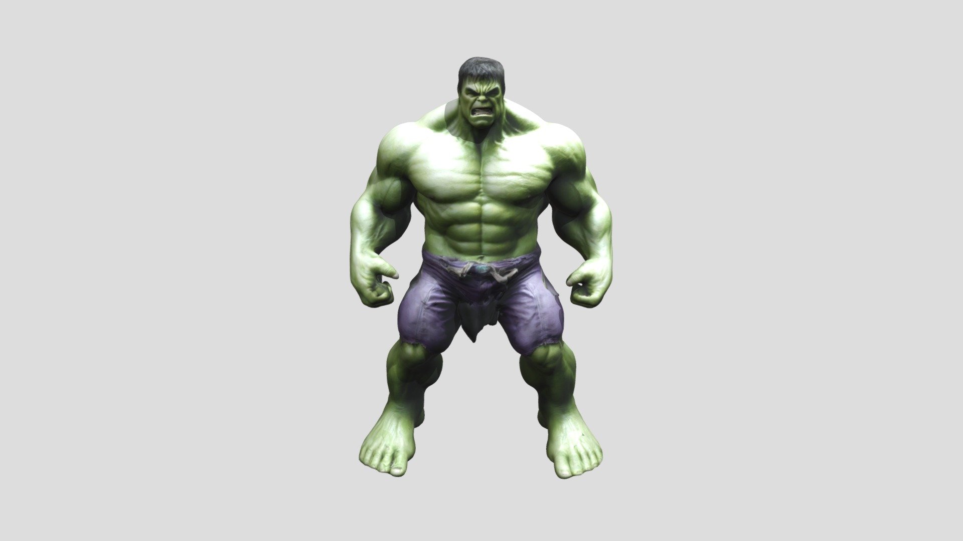 The Incredible Hulk (2008 Edward Norton) - Download Free 3D model by  jebals.bro [128d445] - Sketchfab, image size:1920x1080